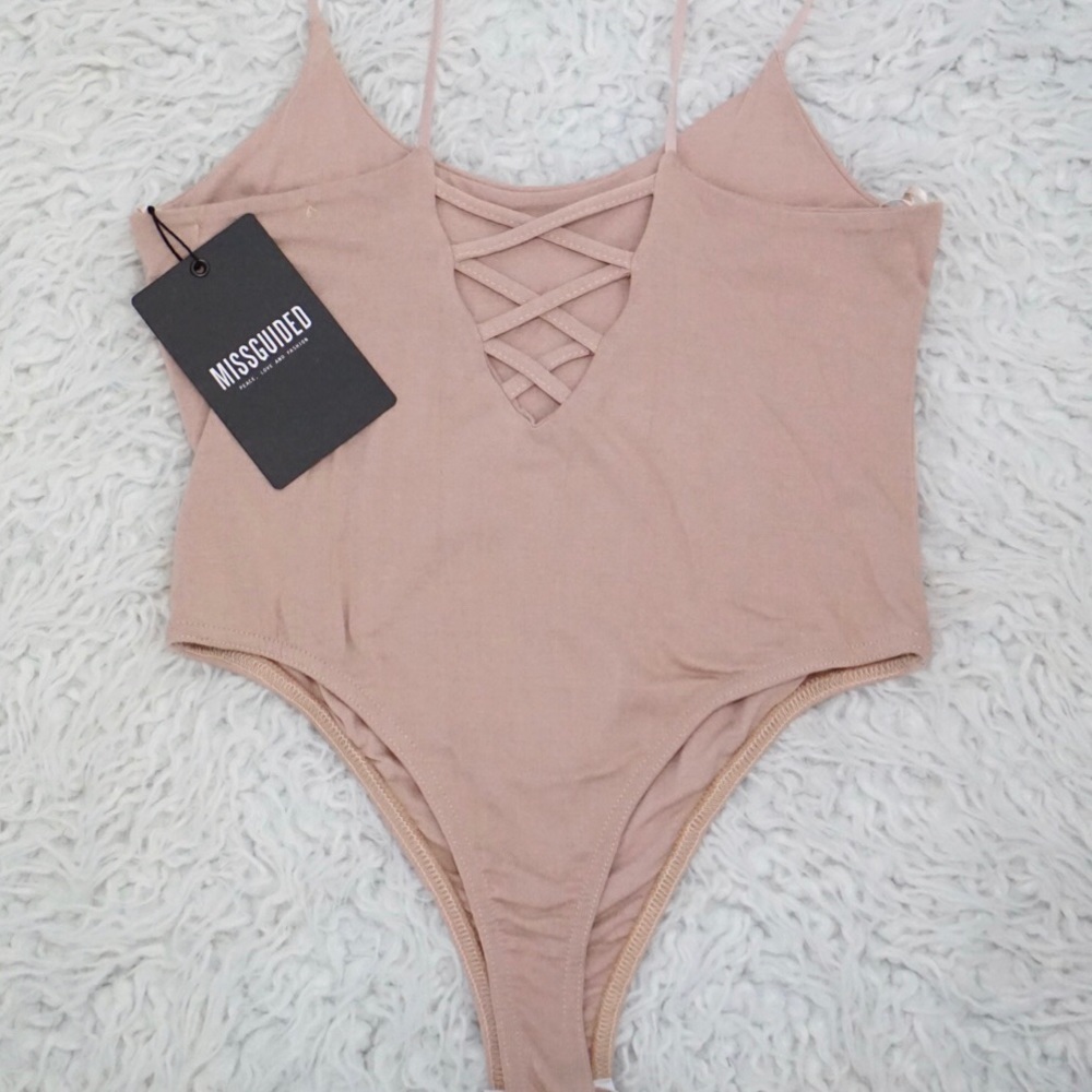 Missguided Nude Bodysuit